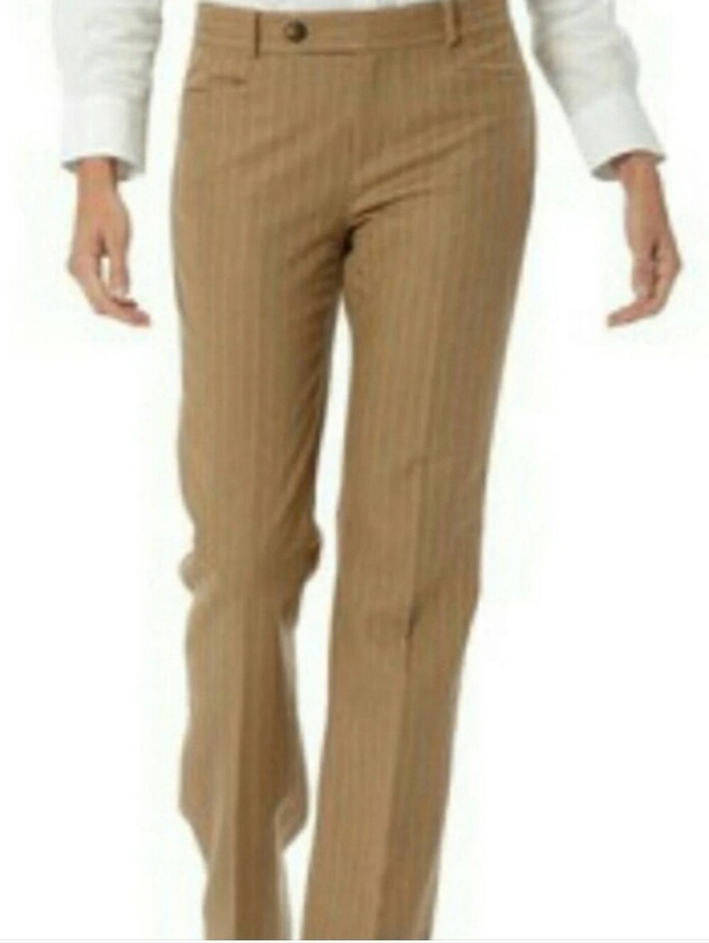 Lauren Ralph Lauren Adele Tan Women's Tailored Dress Pants - Camel Size 8 Petite